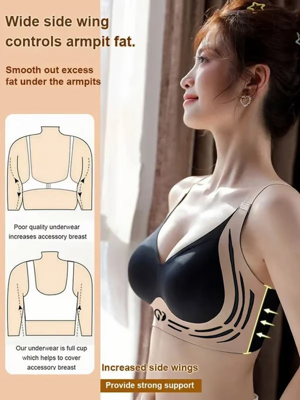 Maydior Anti Sagging Wireless Push-Up Bra (Pack of 3)