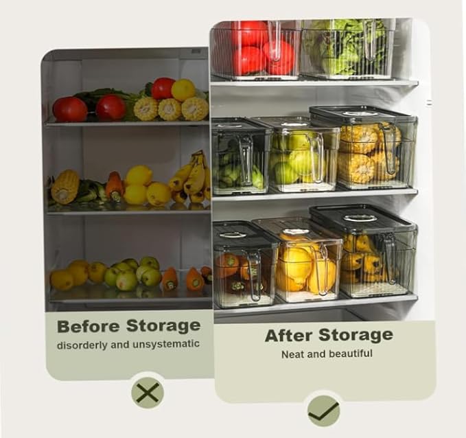DuroBin® - Unbreakable kitchen storage Basket (Pack of 6)