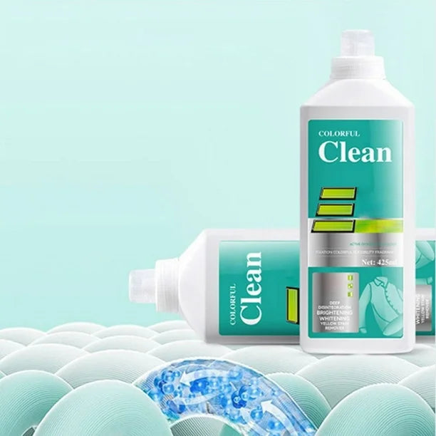(BUY 1 GET 1 FREE) ClearWhite Max - 8 in 1 Colour Bleach Laundry Detergent Stain Remover
