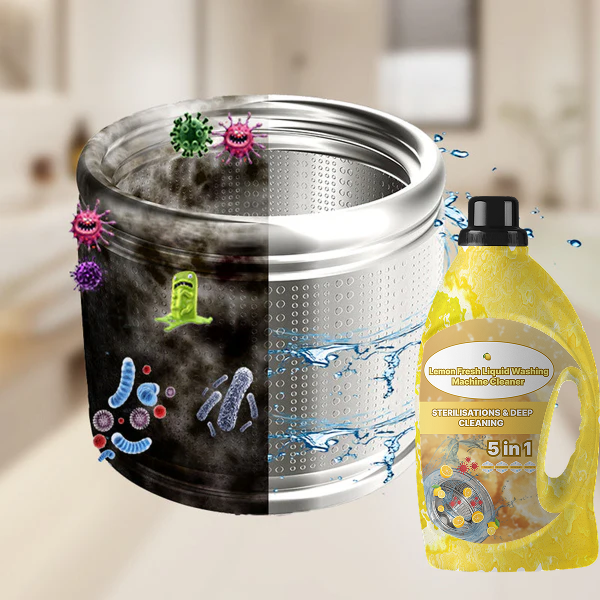 (Buy 1 Get 3 Free) 🍋 CitraWash - Lemon Fresh Liquid Washing Machine Cleaner