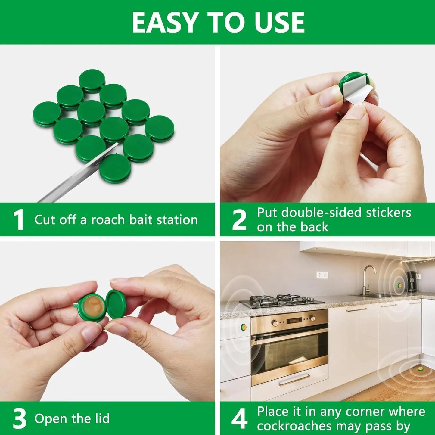 InstaKill® Cockroach Killer Gel - 24 pcs