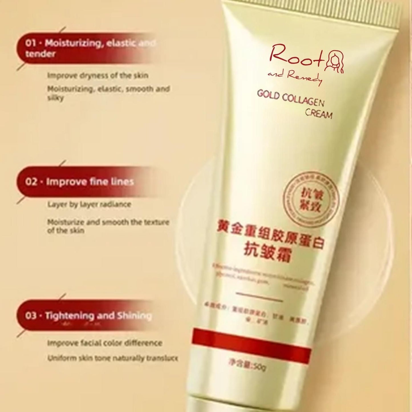 (BUY 1 GET 1 FREE) GoldéYouth® - Gold Collagen Anti-Wrinkle Cream