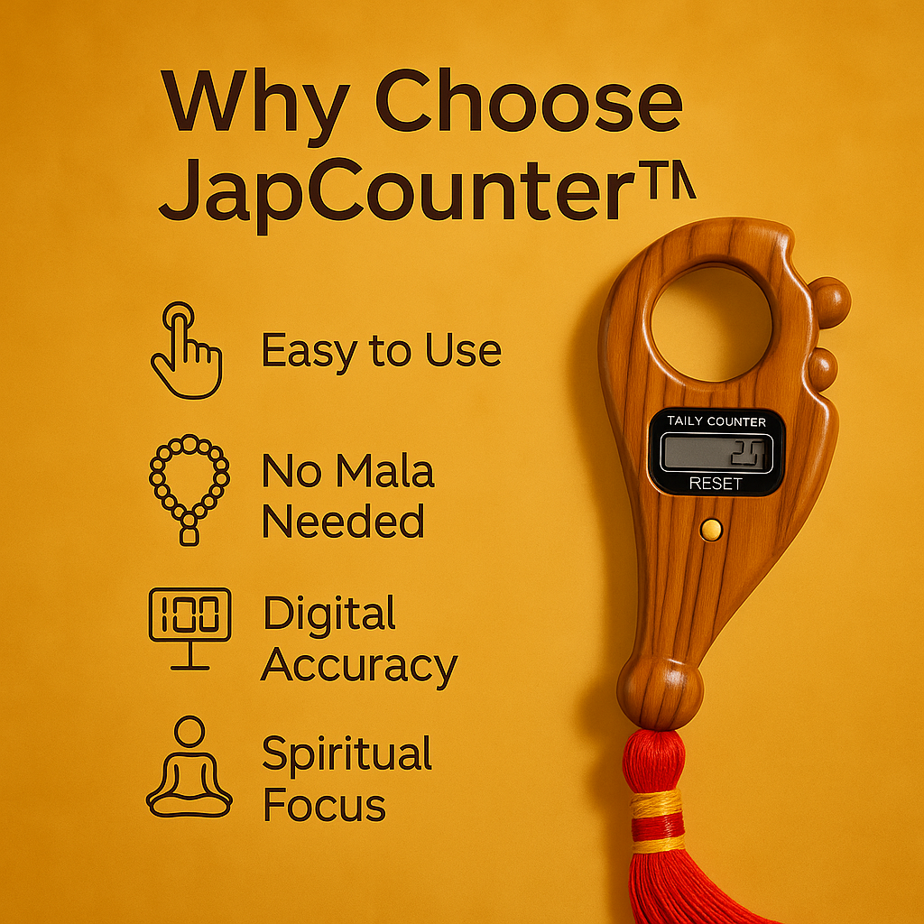 JapCounter Pro® - Smart Tally Counter for Mantras, Pooja & Daily Devotion