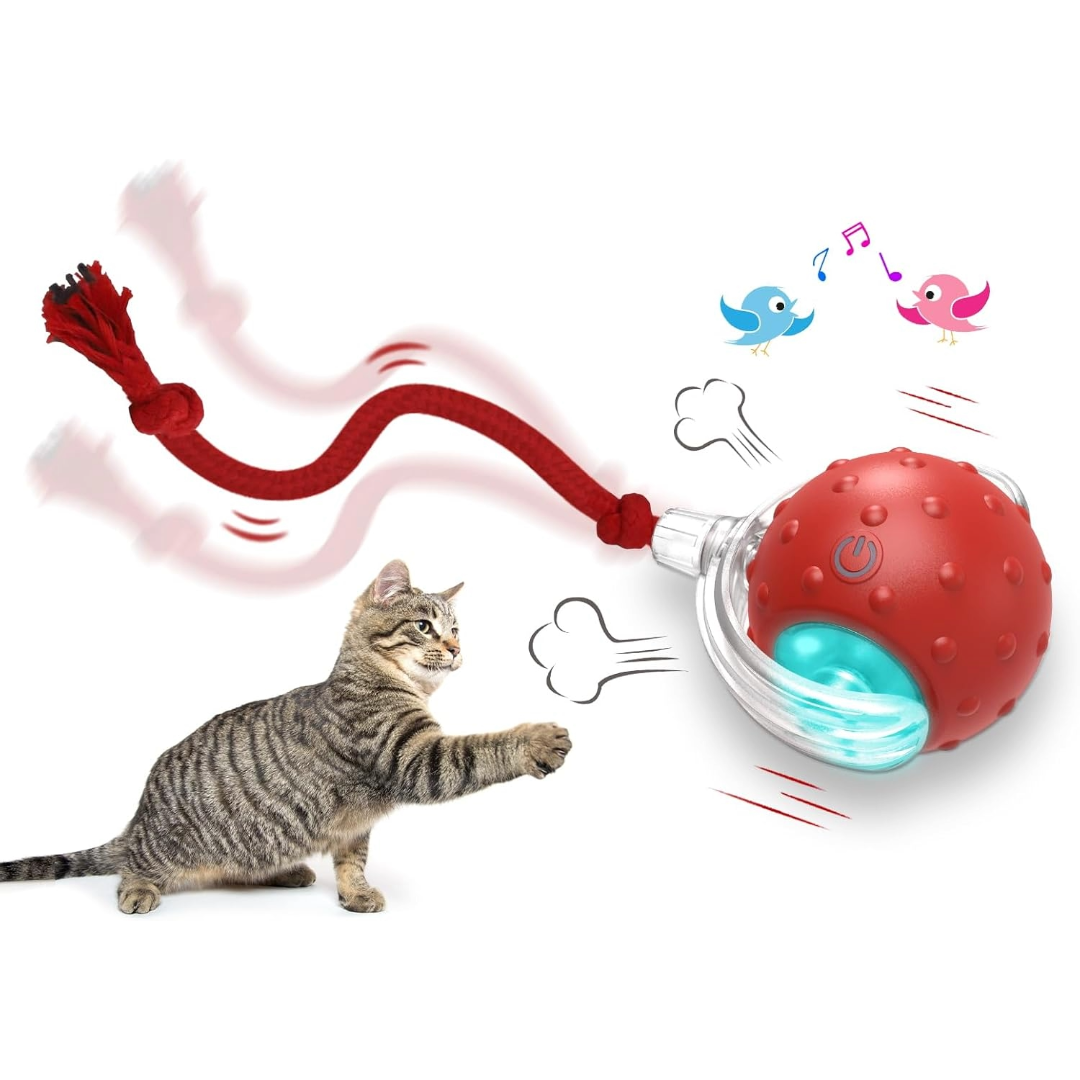 MagicBall® Touch-Activated Cat Toy Ball – Rolls Automatically to Keep Cats Engaged