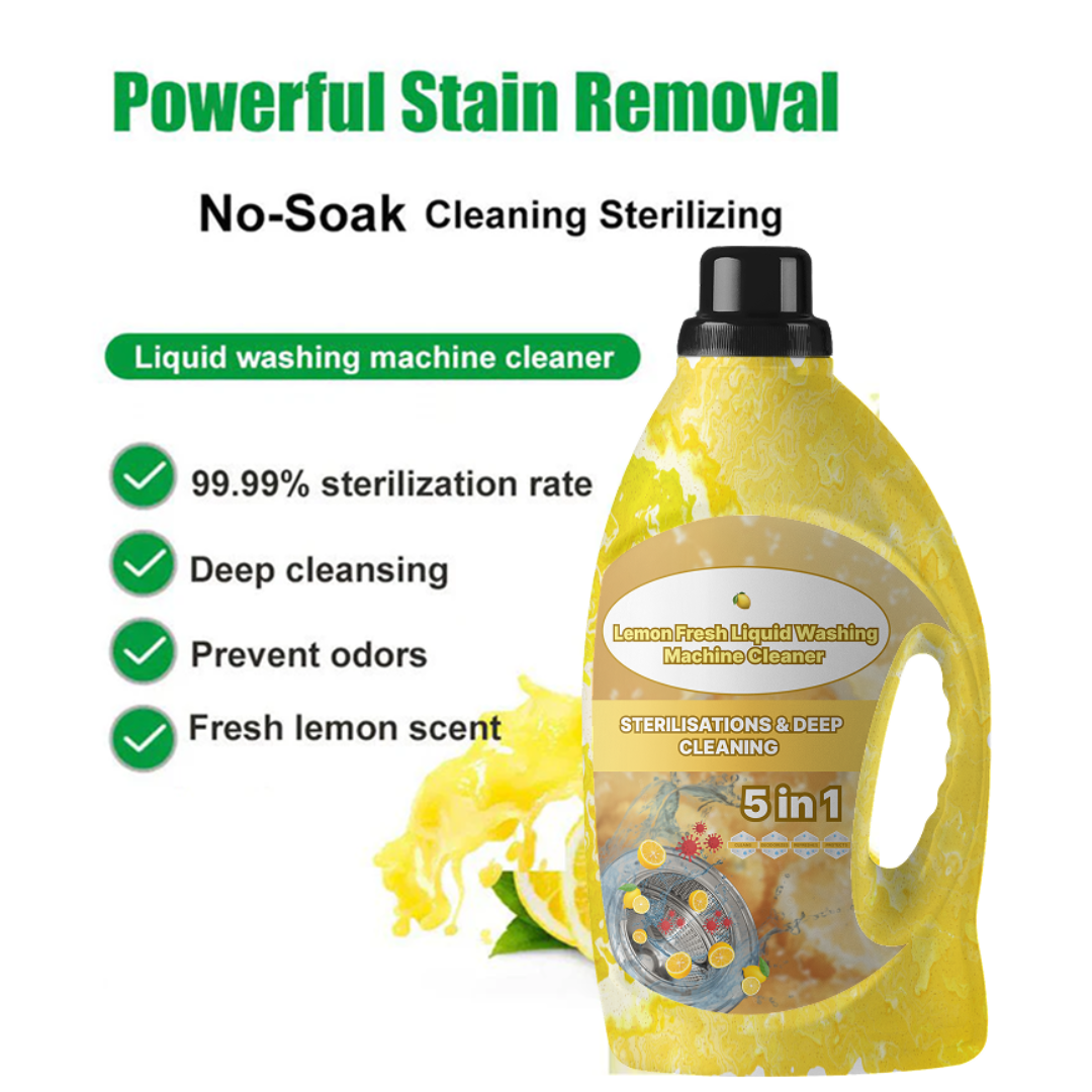(Buy 1 Get 3 Free) 🍋 CitraWash - Lemon Fresh Liquid Washing Machine Cleaner