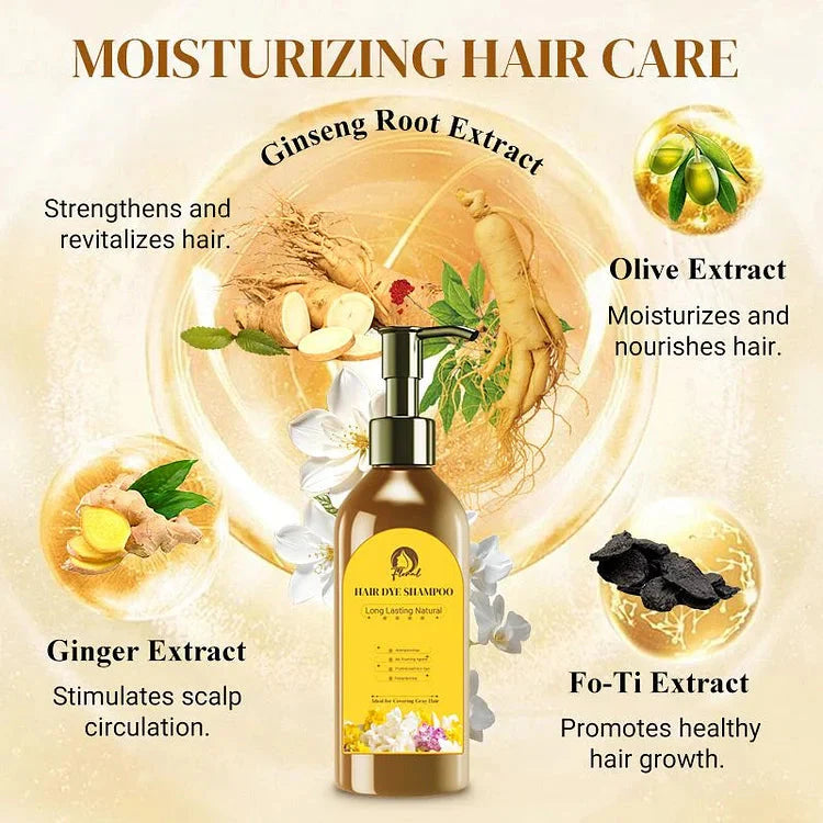 (BUY 1 GET 2) Japanese Long Lasting Natural Hair Dye Shampoo