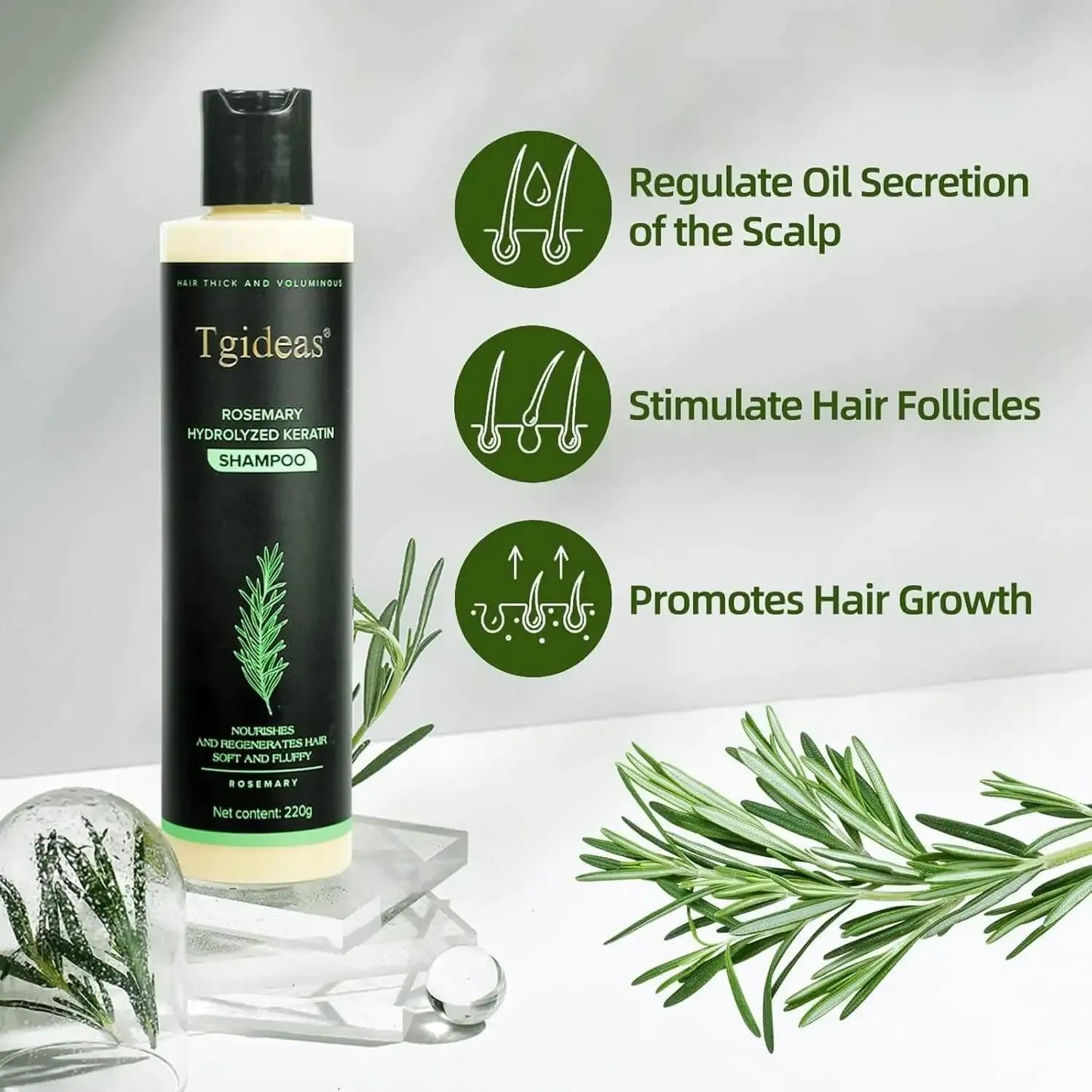 (BUY 1 GET 1 FREE) Keralush® - Rosemary Keratin Boost Hair Growth Shampoo