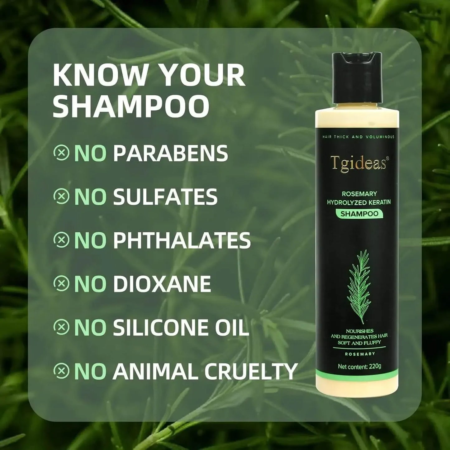 (BUY 1 GET 1 FREE) Keralush® - Rosemary Keratin Boost Hair Growth Shampoo