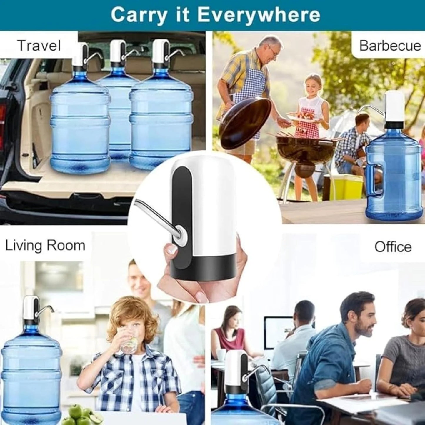 AquaEase® - Automatic Wireless Electric Liquid Dispenser