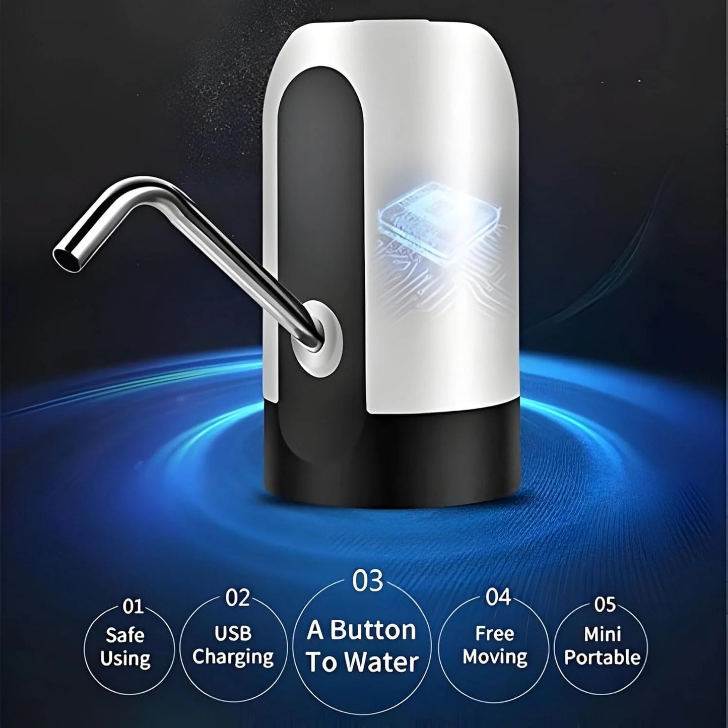 AquaEase® - Automatic Wireless Electric Liquid Dispenser