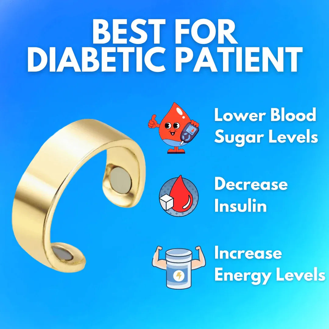 (BUY 1 GET 1 FREE) GlyceRing® - Magnetic Therapy Sugar Control Ring