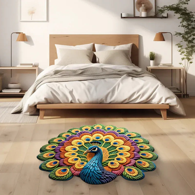 (BUY 1 GET 2 FREE) PeacockNest® - Premium Quick-Drying 3D Peacock Mat