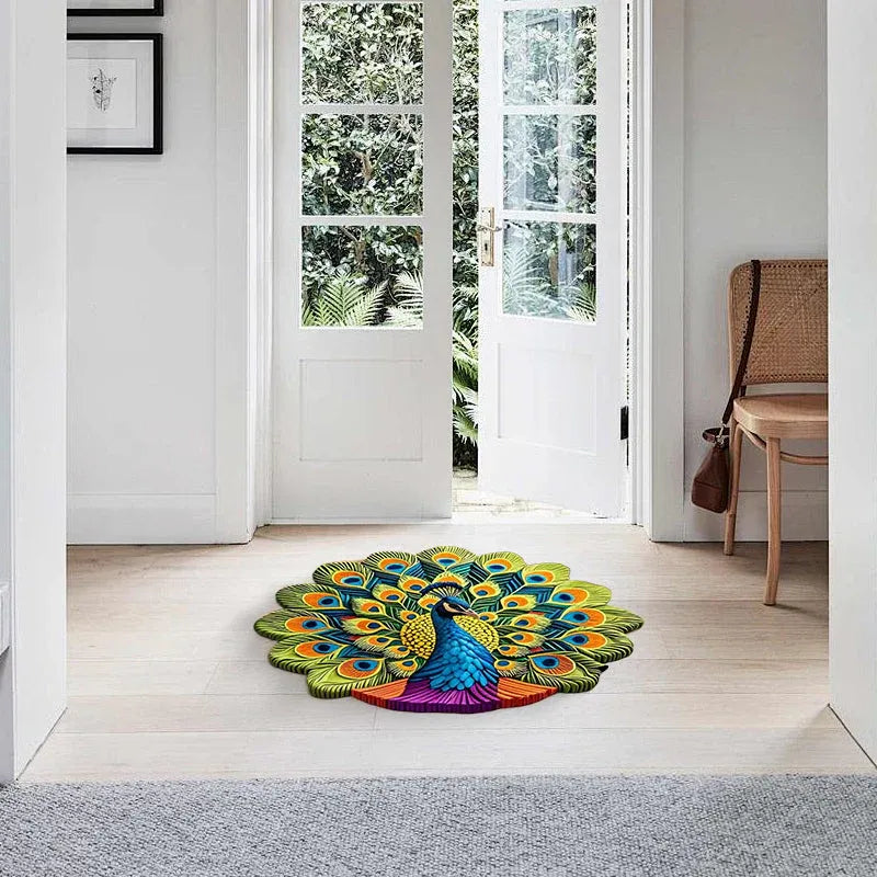 (BUY 1 GET 2 FREE) PeacockNest® - Premium Quick-Drying 3D Peacock Mat