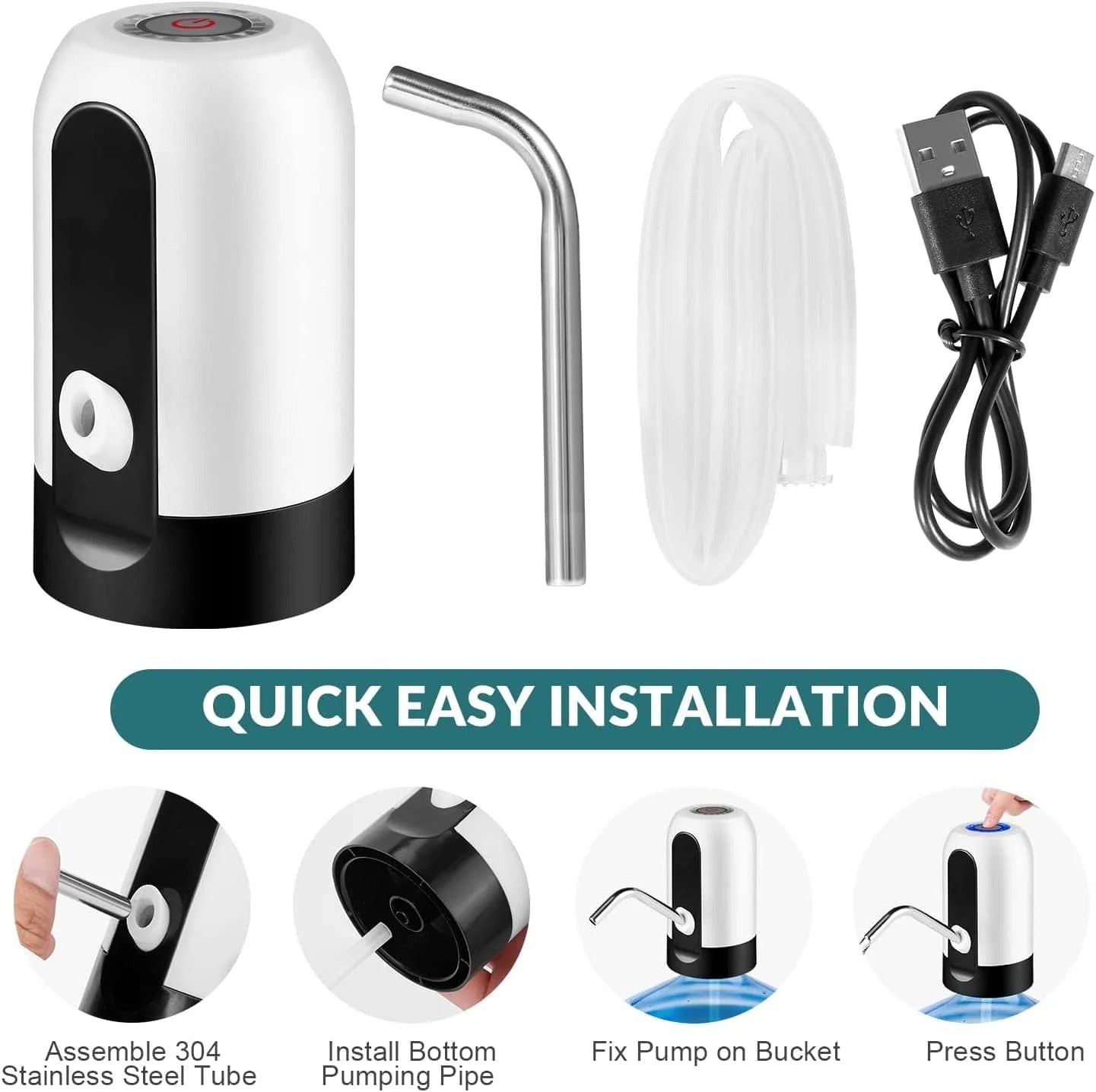 AquaEase® - Automatic Wireless Electric Liquid Dispenser
