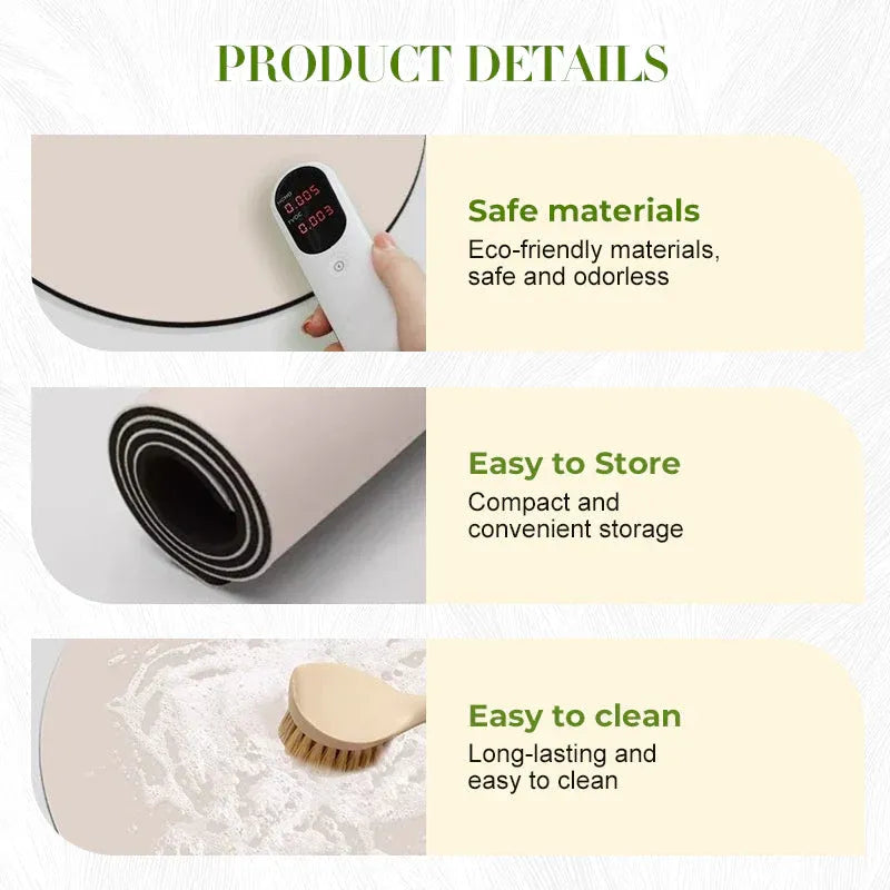(BUY 1 GET 2 FREE) PeacockNest® - Premium Quick-Drying 3D Peacock Mat
