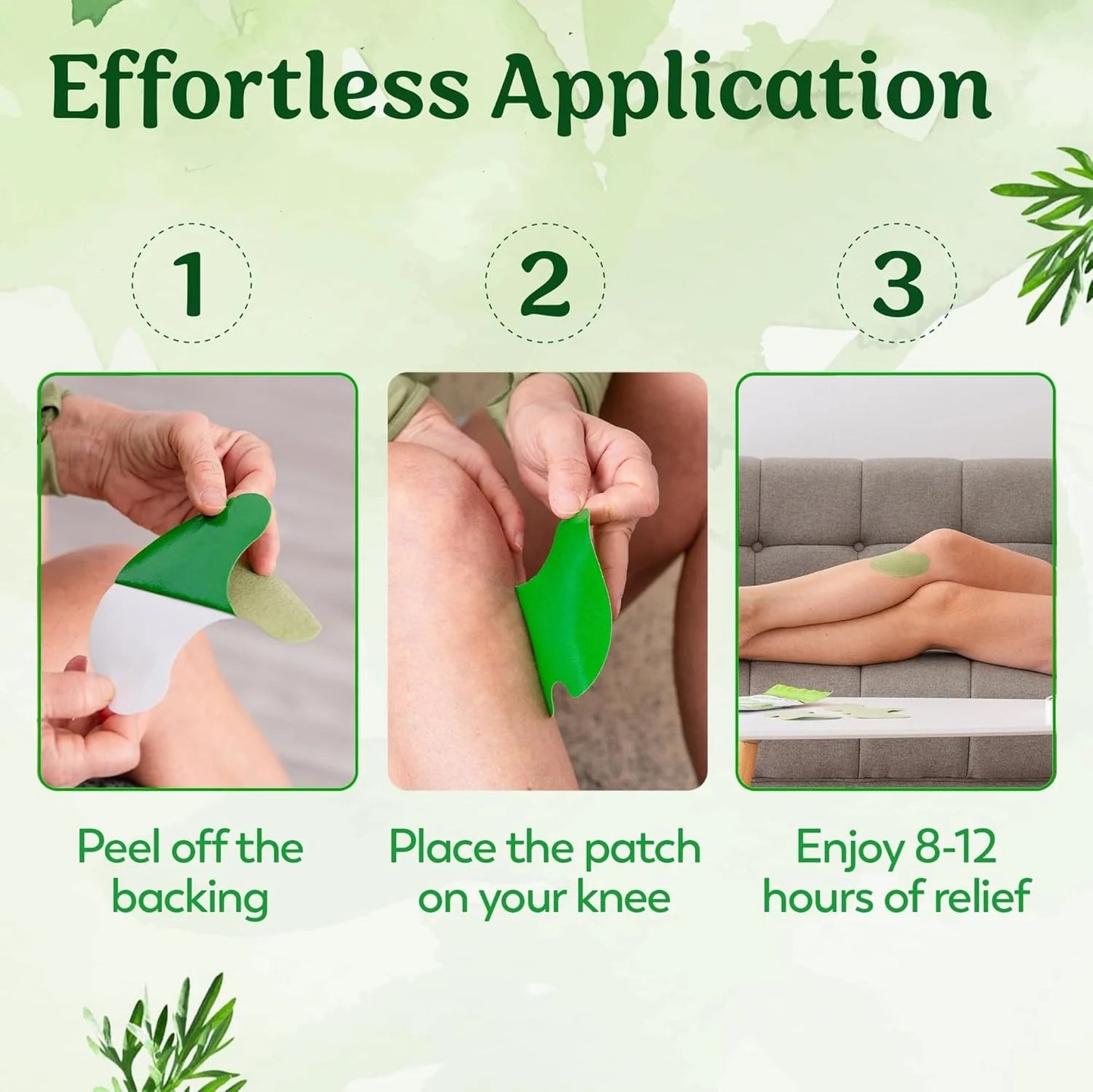 GreenSoothe™ - Herbal Knee Paches