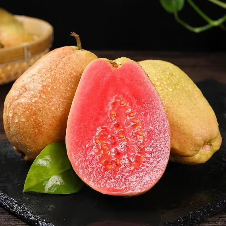 GuavaGlow® - Organic Pink Guava Seeds (100 Seeds)