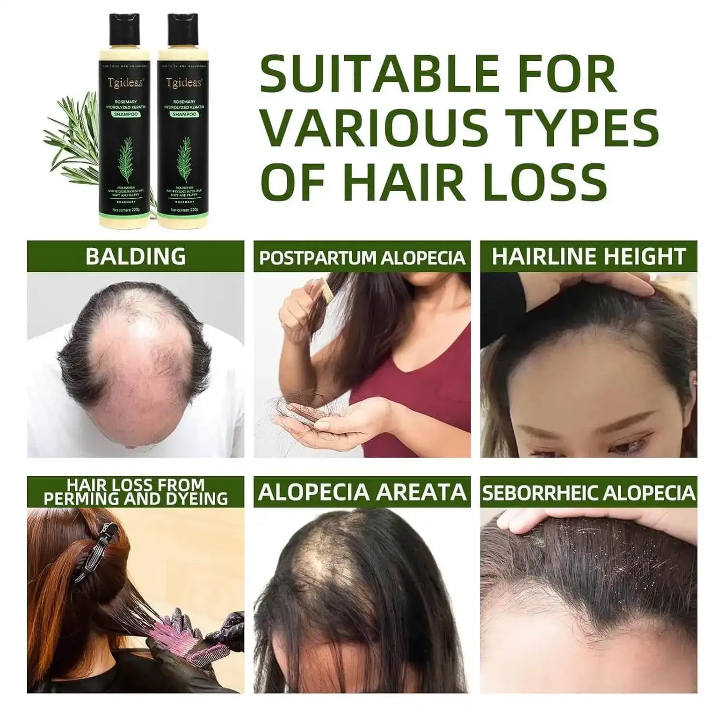 (BUY 1 GET 1 FREE) Keralush® - Rosemary Keratin Boost Hair Growth Shampoo