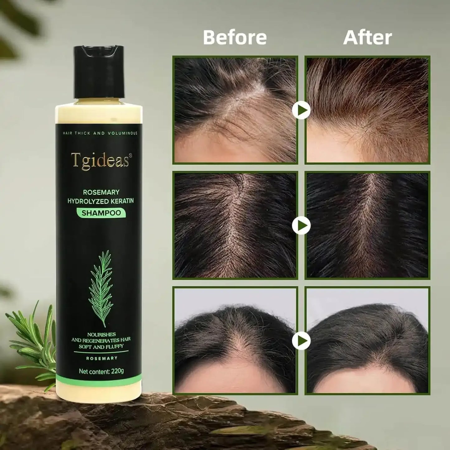 (BUY 1 GET 1 FREE) Keralush® - Rosemary Keratin Boost Hair Growth Shampoo