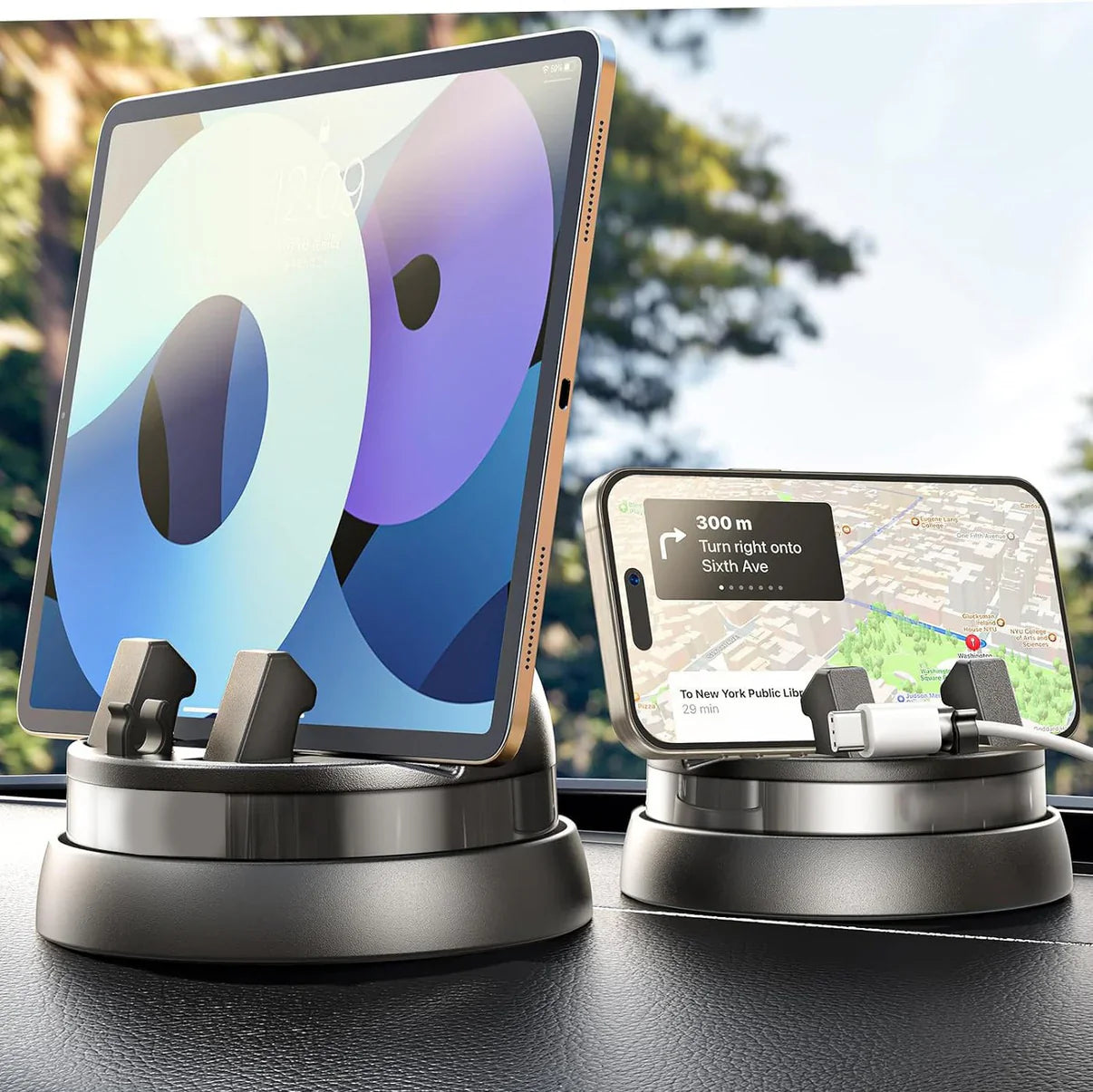 OrbitGrip® - Gravity Lock Phone Mount Combo
