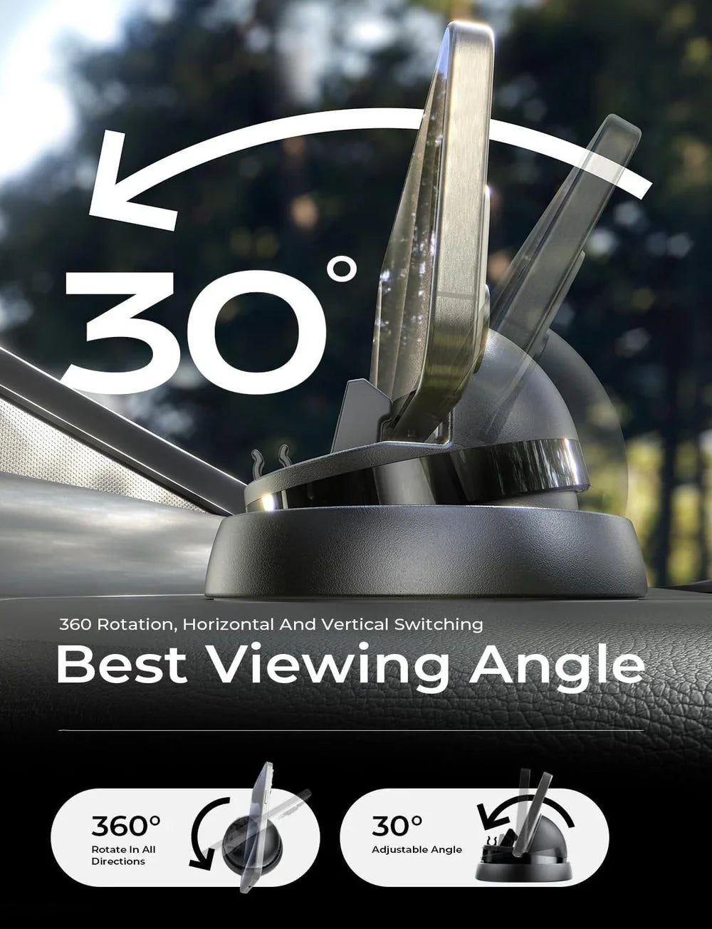 OrbitGrip® - Gravity Lock Phone Mount Combo