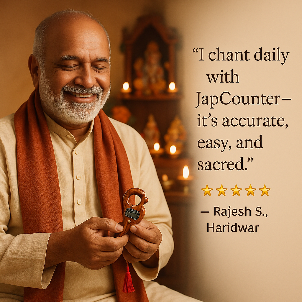 JapCounter Pro® - Smart Tally Counter for Mantras, Pooja & Daily Devotion