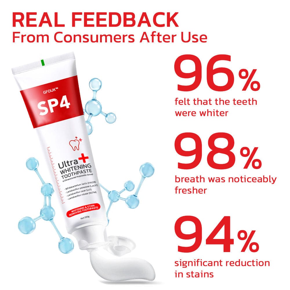 Original™ SP4 Ultra Teeth Whitening Toothpaste (Buy 1 Get 1 Free)