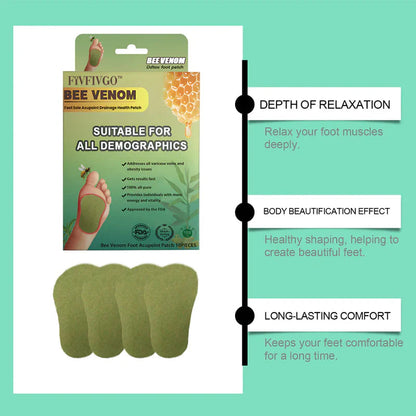 LymphTox Bee Venom Foot Patches (Set of 60 Patches)