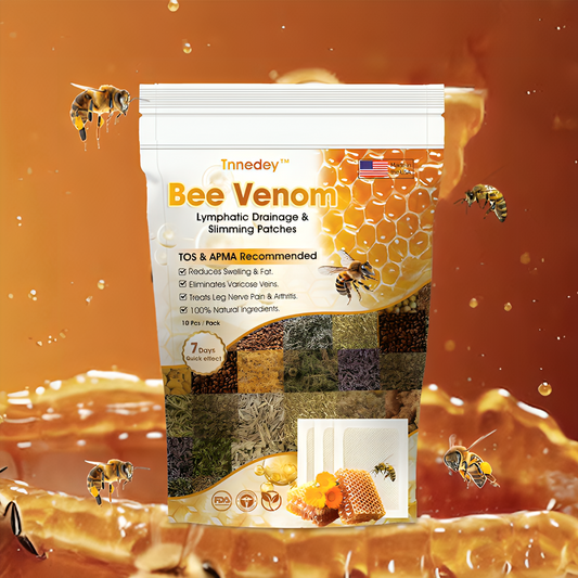 Bee Venom Lymphatic Drainage & Slimming Foot Patches (Pack of 10)
