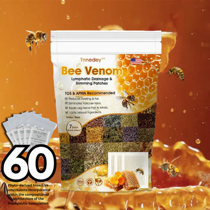 (BUY 1 GET 1 FREE) Bee Venom Lymphatic Drainage & Slimming Foot Patches (60 Patches)