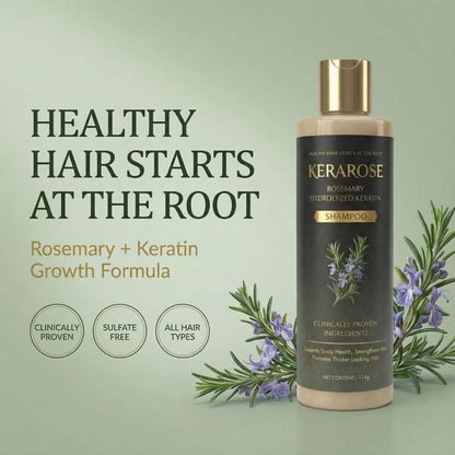 (BUY 1 GET 1 FREE) Kerarose® - Magic Rosemary Hair Growth Shampoo