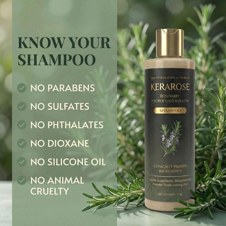 (BUY 1 GET 1 FREE) Kerarose® - Magic Rosemary Hair Growth Shampoo