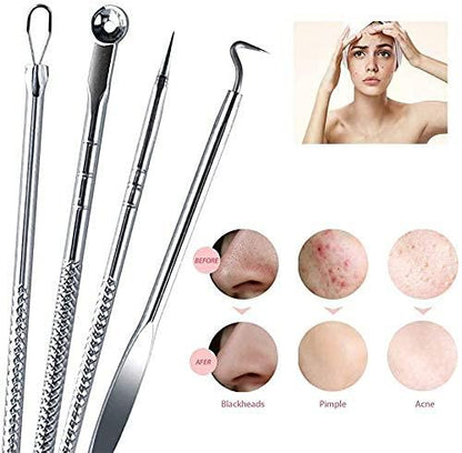 Porex® - Stainless Steel Blackhead Remover Extractor Tool Kit