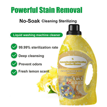 (Buy 1 Get 3 Free) 🍋 CitraWash - Lemon Fresh Liquid Washing Machine Cleaner