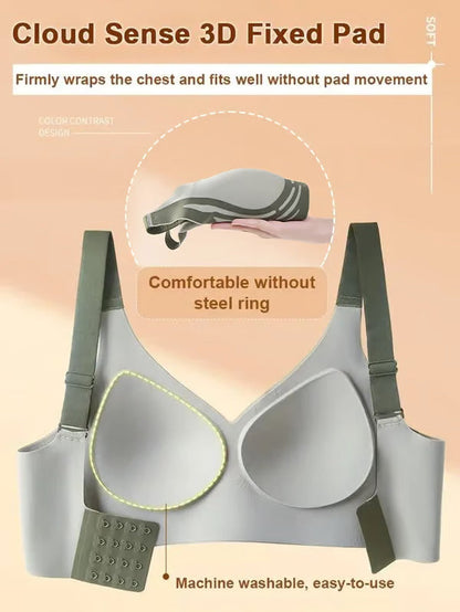 Maydior Anti Sagging Wireless Push-Up Bra (Pack of 3)