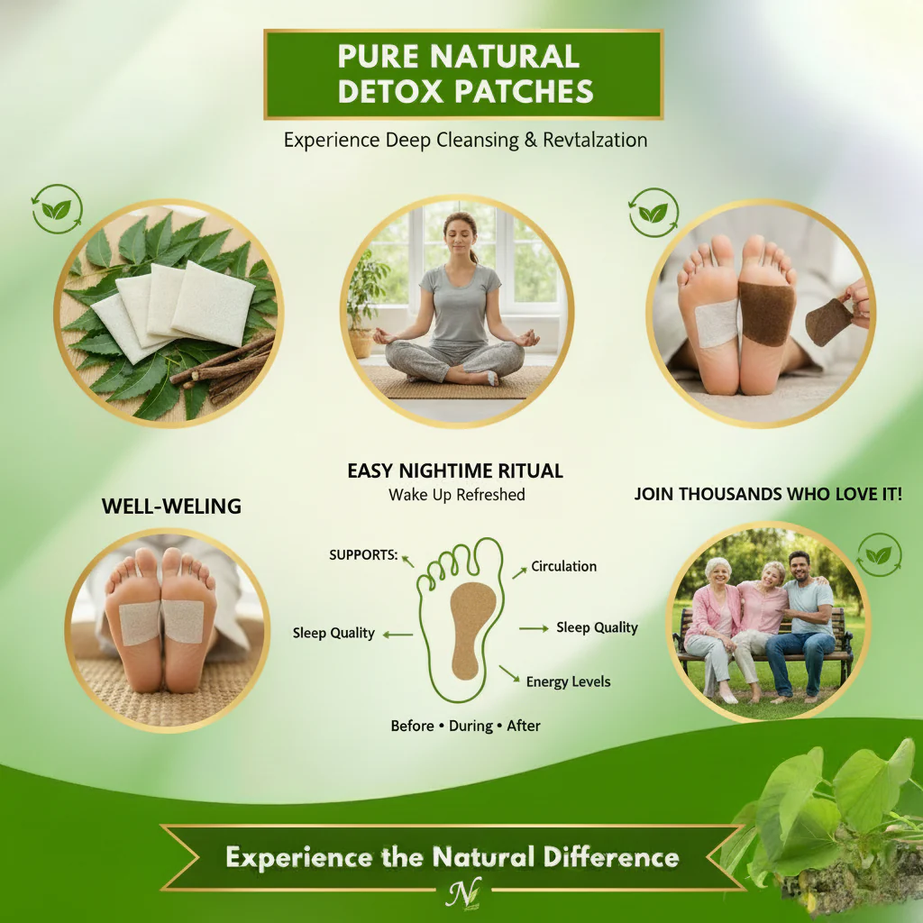 (BUY 1 GET 1 FREE) PureVeda® - Herbal Giloy Patches (60 Patches)