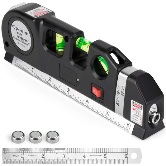 PointPro® - 4-in-1 Laser Precision Level with Tape & Distance Meter