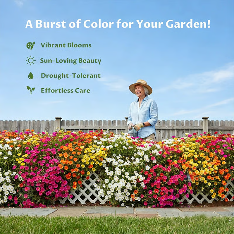 (BUY 1 GET 1 FREE) MossRose® - Perennial Flower Seeds With Plant Growth Supplement