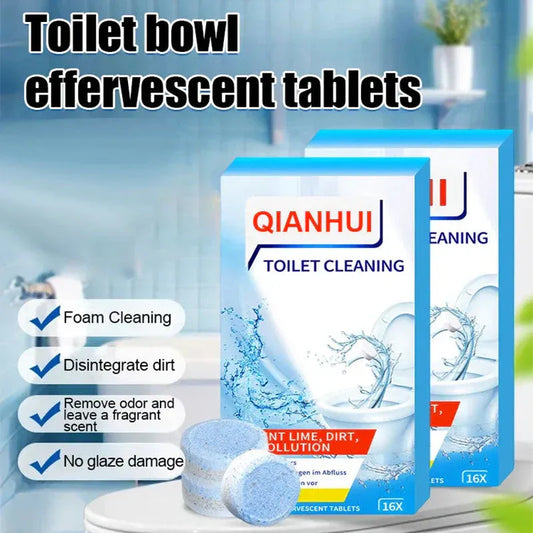 (BUY 1 GET 1 FREE) FreshFlush® Toilet Cleaner Tablets (Pack of 10) – Cleans, Deodorizes & Freshens Bathrooms