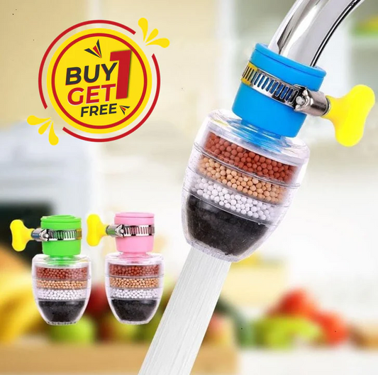 (BUY 1 GET 1 FREE) EcoPure® - Premium Carbon Faucet Water Filter